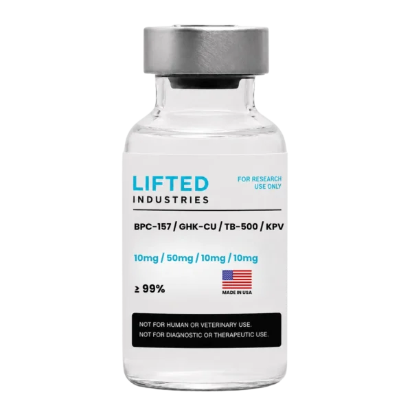 BPC-157/GHK-Cu/TB-500/KPV — 10mg – 50mg – 10mg – 10mg (Vial)